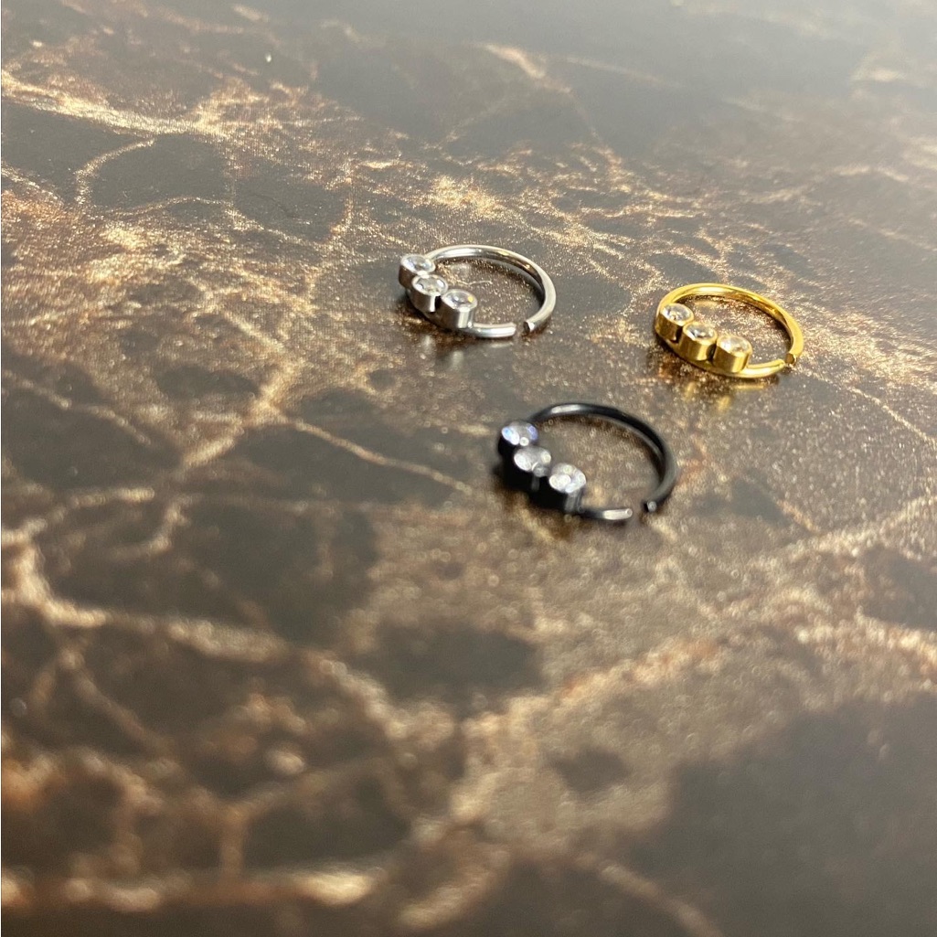 Brand New SilverGoldBlack Nose Rings
